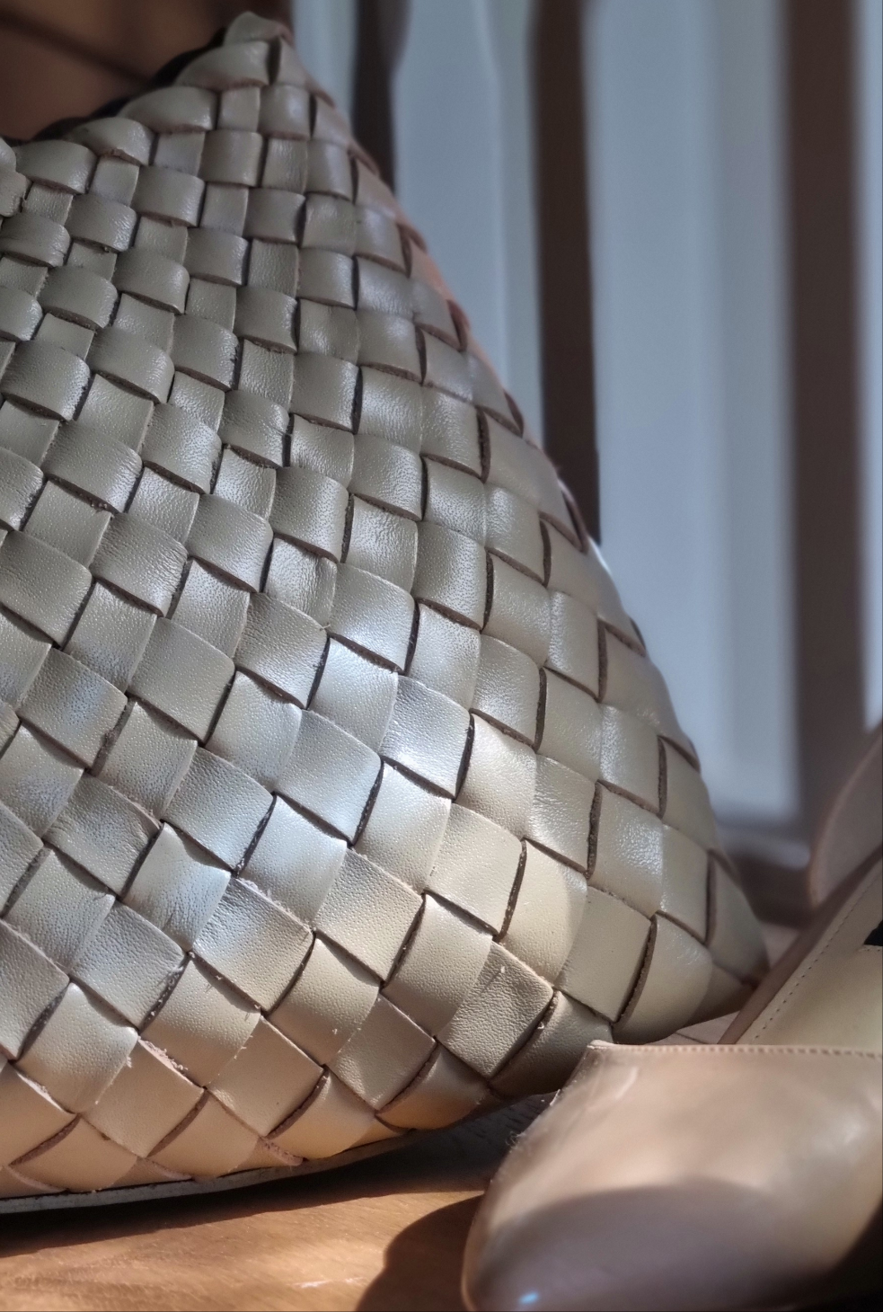 Diana - Medium Woven Leather Bag
