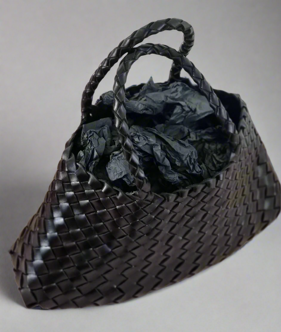 Diana - Medium Woven Leather Bag