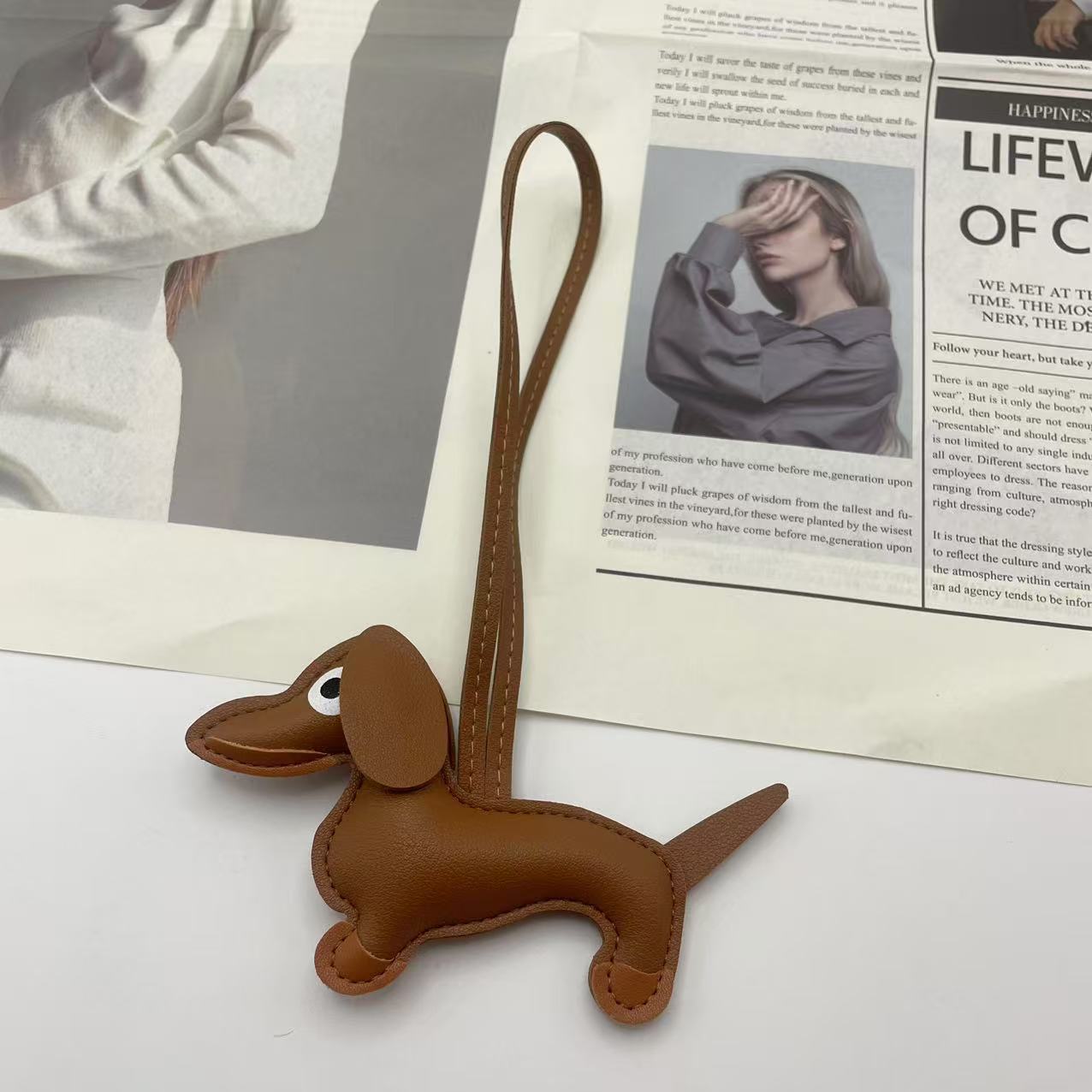 Dachshund Dog Bag Charm