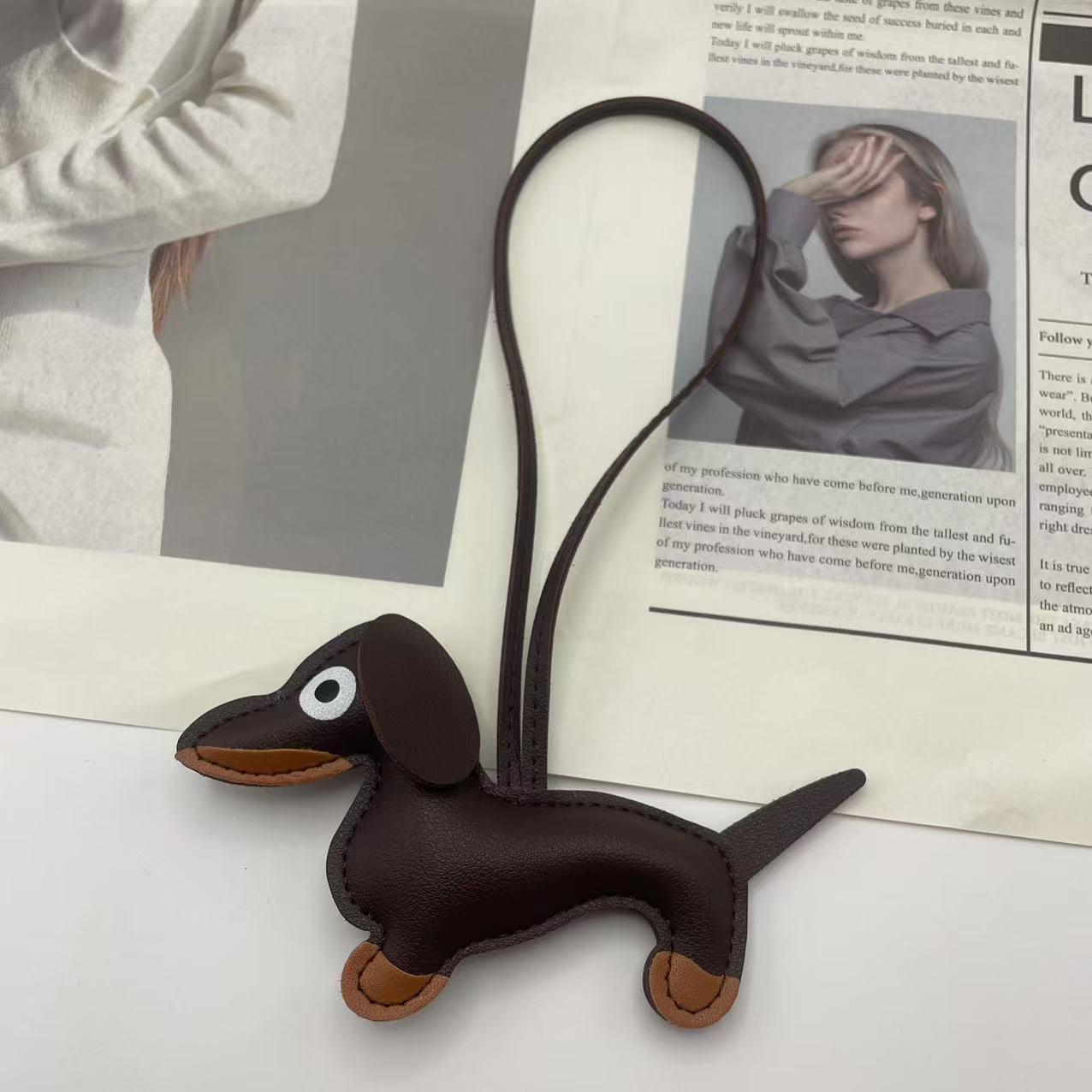 Dachshund Dog Bag Charm