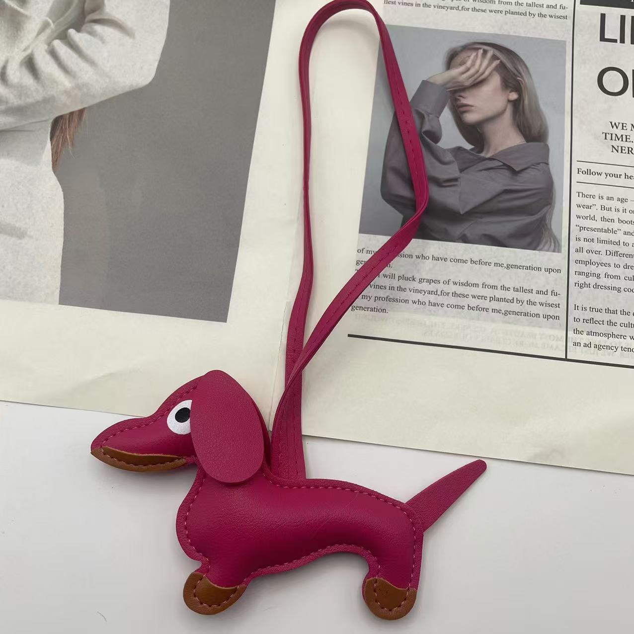 Dachshund Dog Bag Charm