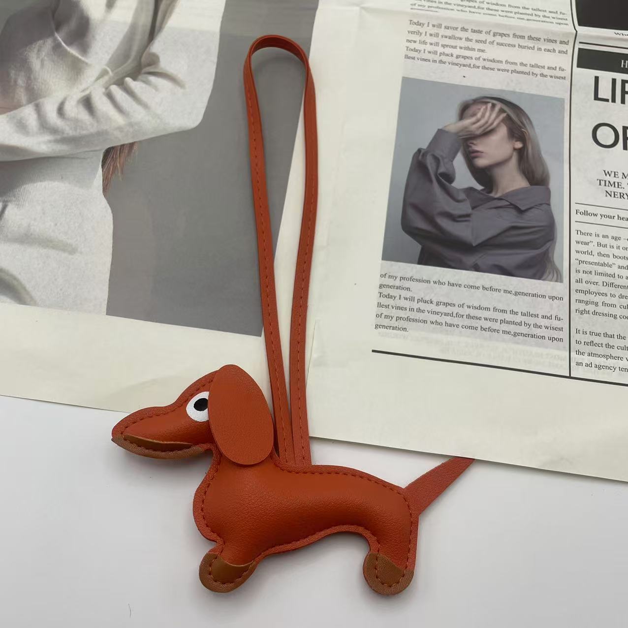 Dachshund Dog Bag Charm