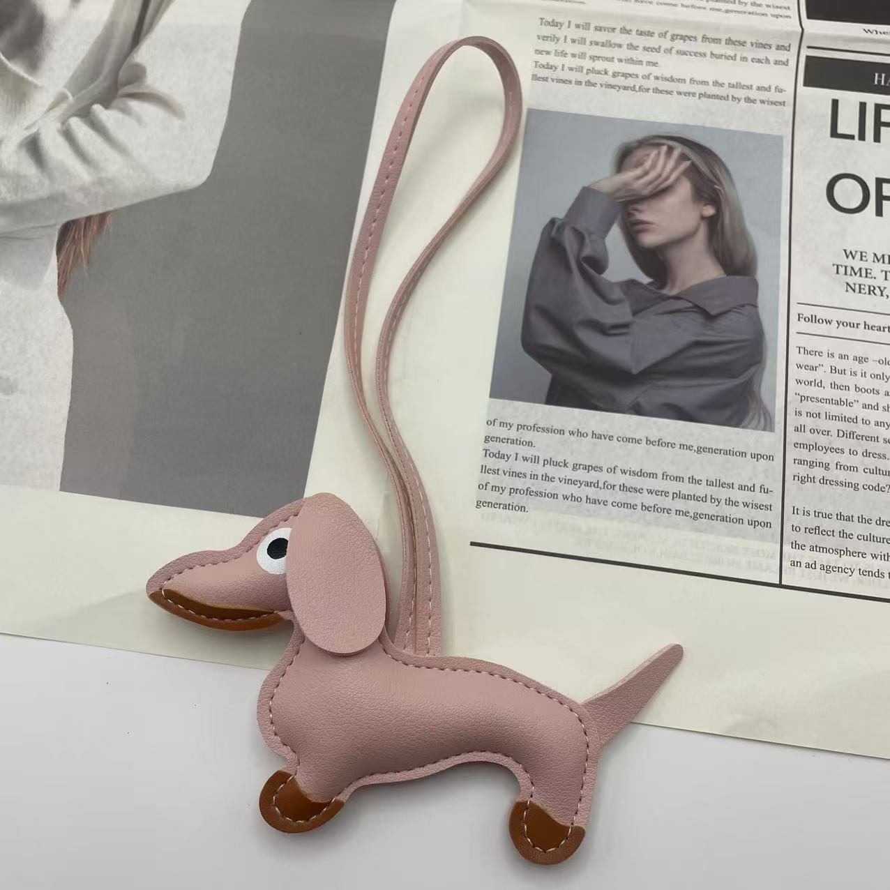 Dachshund Dog Bag Charm