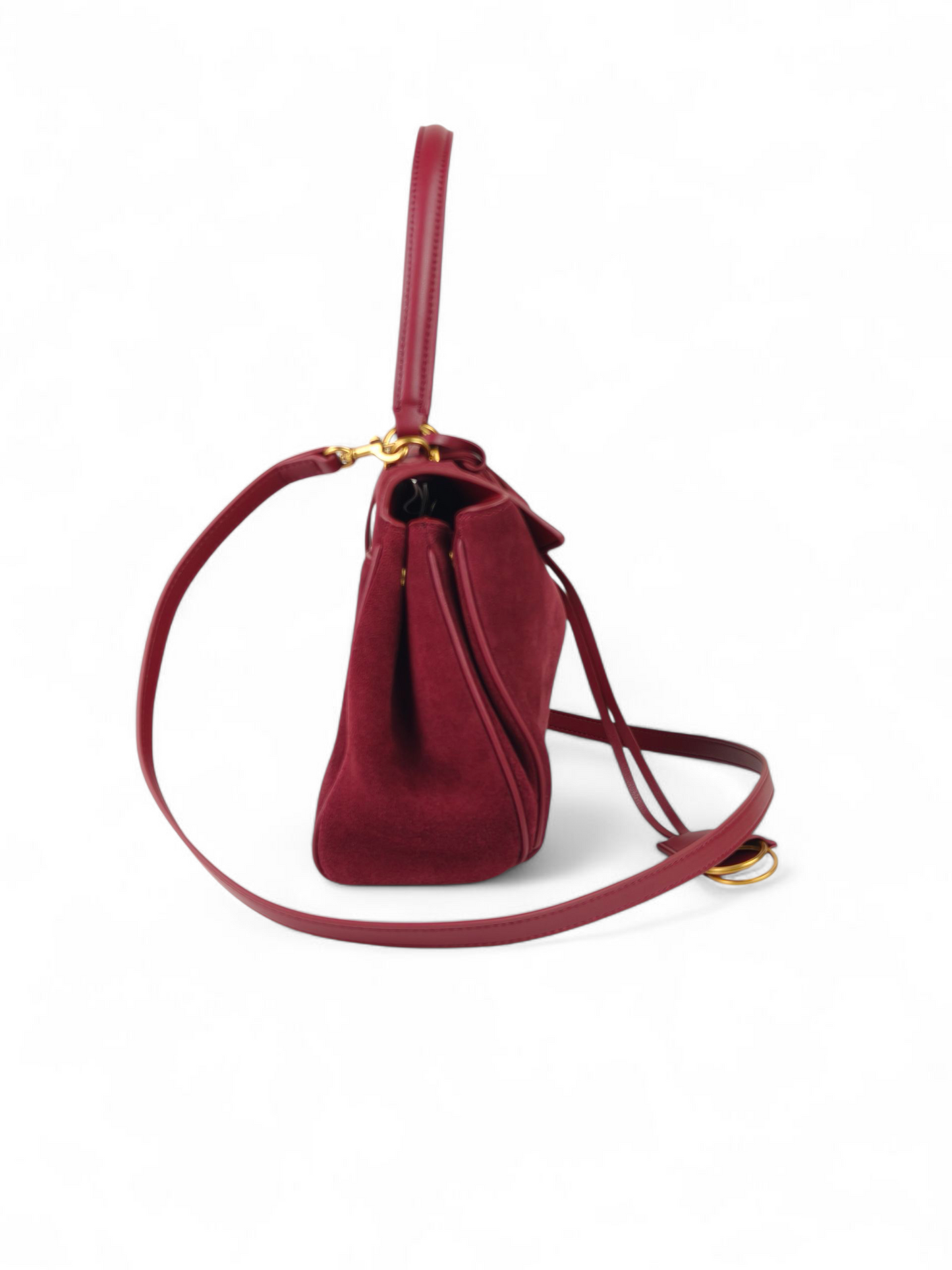 Harper Shoulder Bag Small Suede