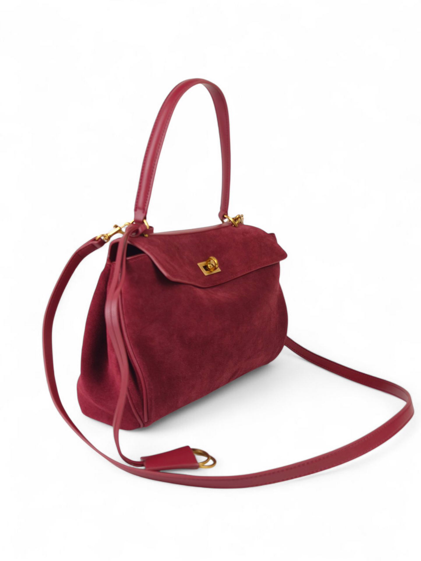 Harper Shoulder Bag Small Suede
