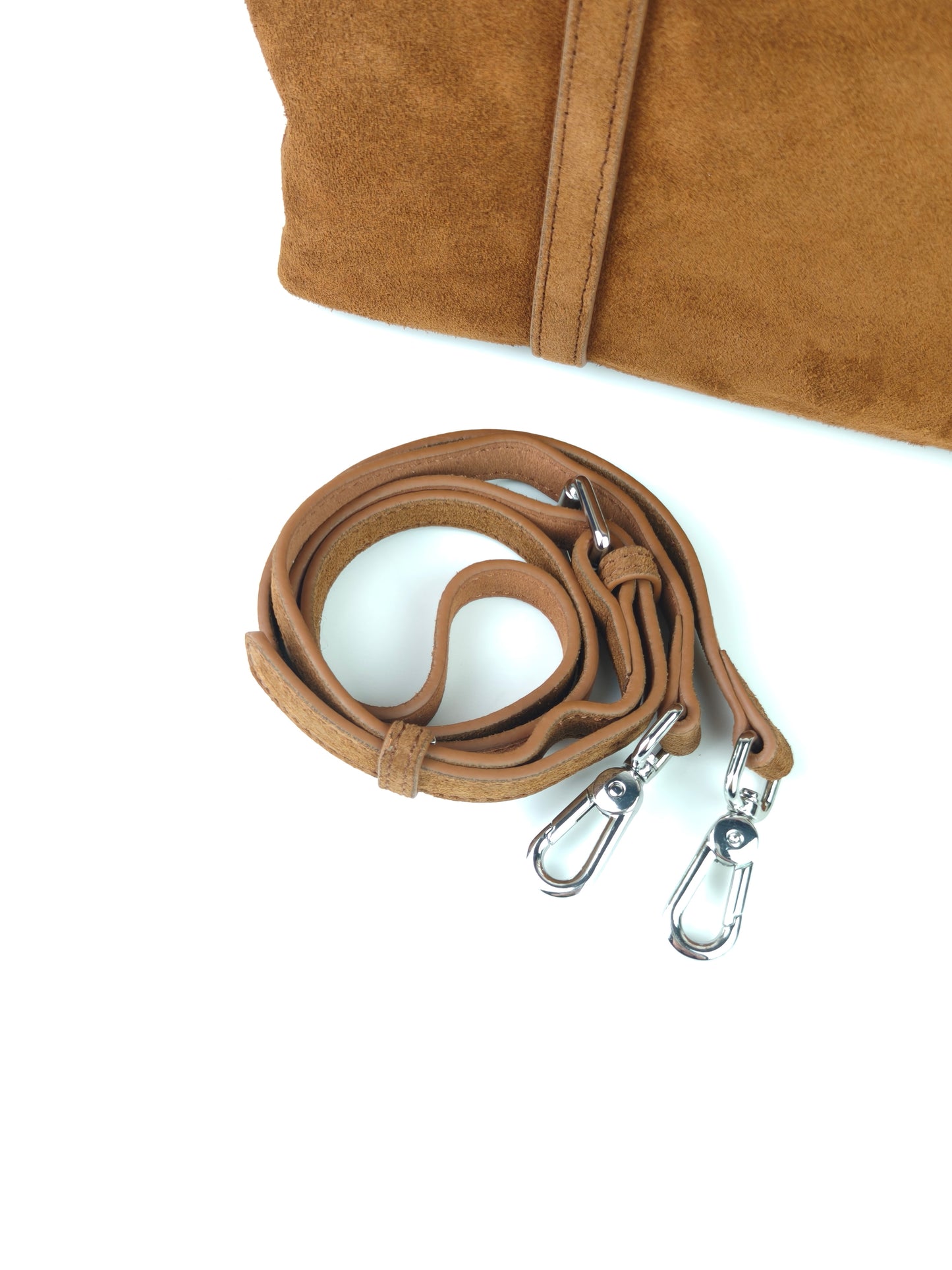 Ashley Shoulder Bag Suede Leather