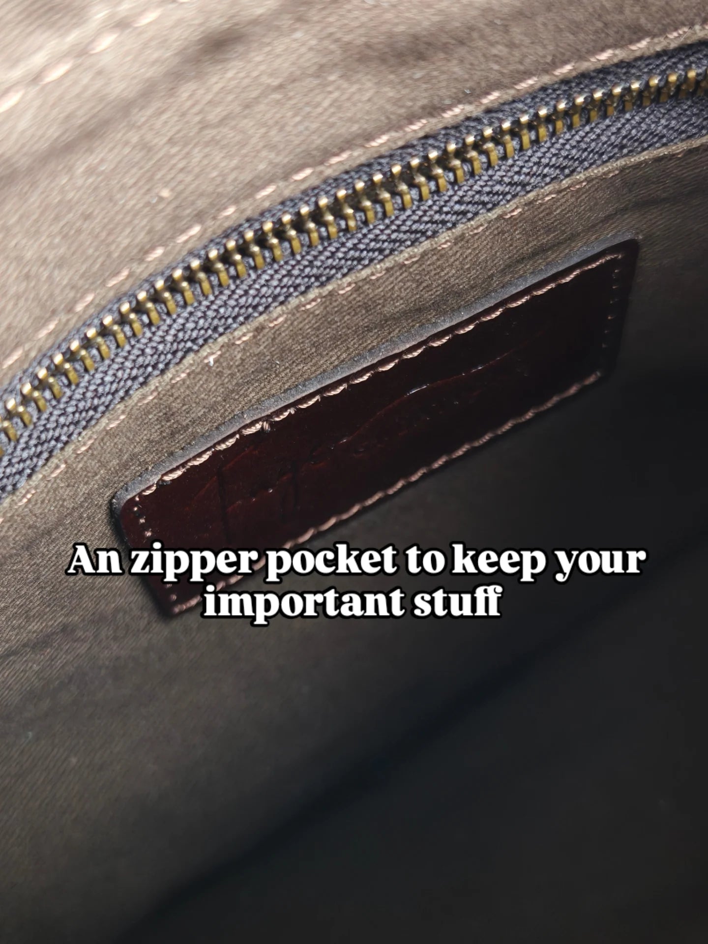 Opal Tote with Zipper