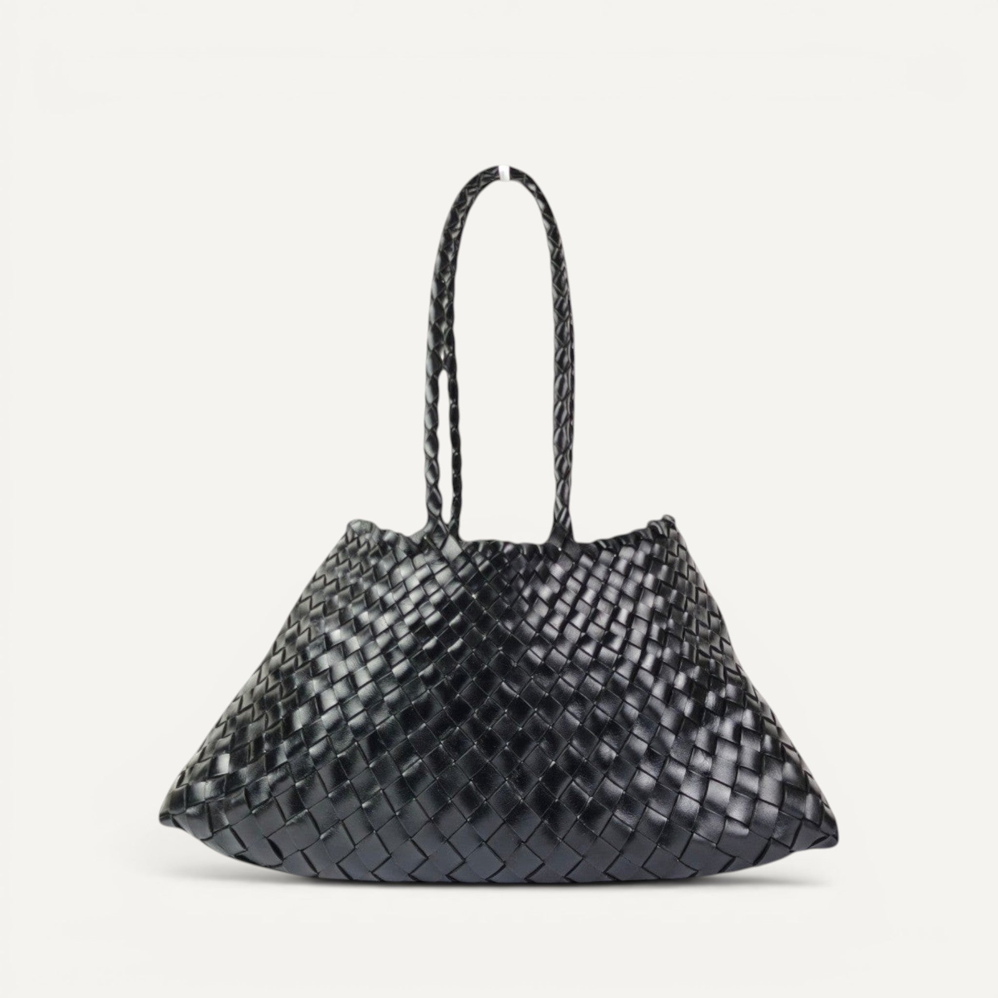 Leah City Zip - Timeless Leather Tote with Zipper Security