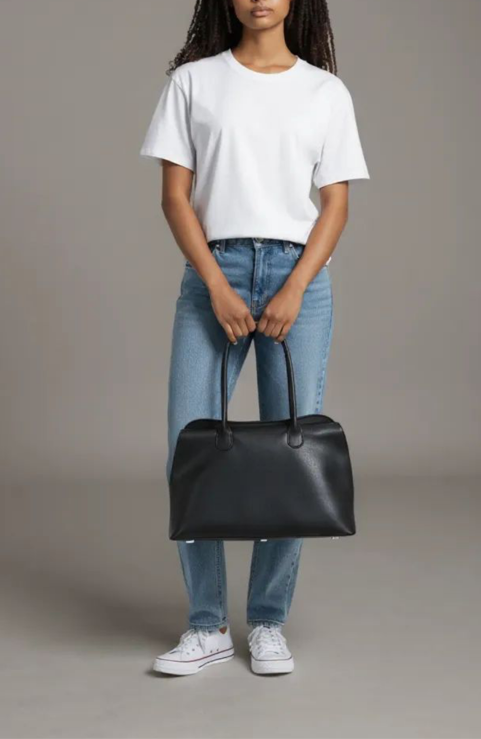 Valentina — Full-Grain Leather Commuter & Laptop Tote