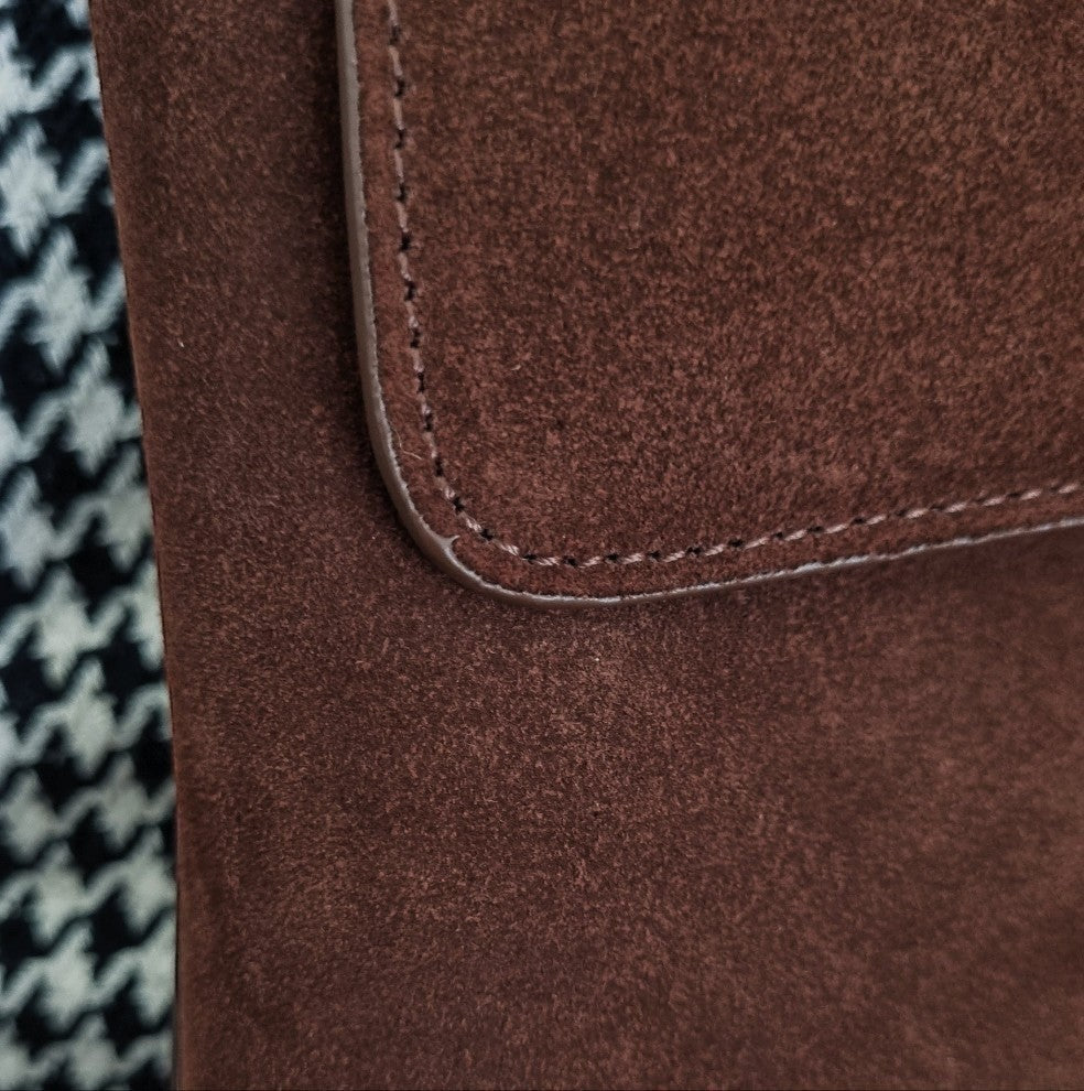 Harper (Suede) Large Size Leather Shoulder Bag