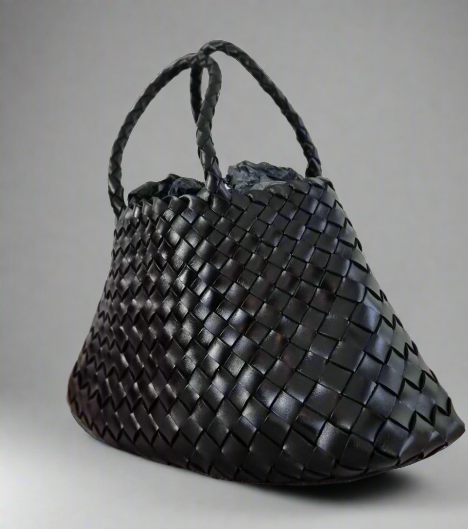 Diana  - Medium Woven Leather Bag