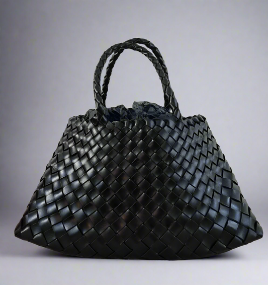 Diana  - Medium Woven Leather Bag