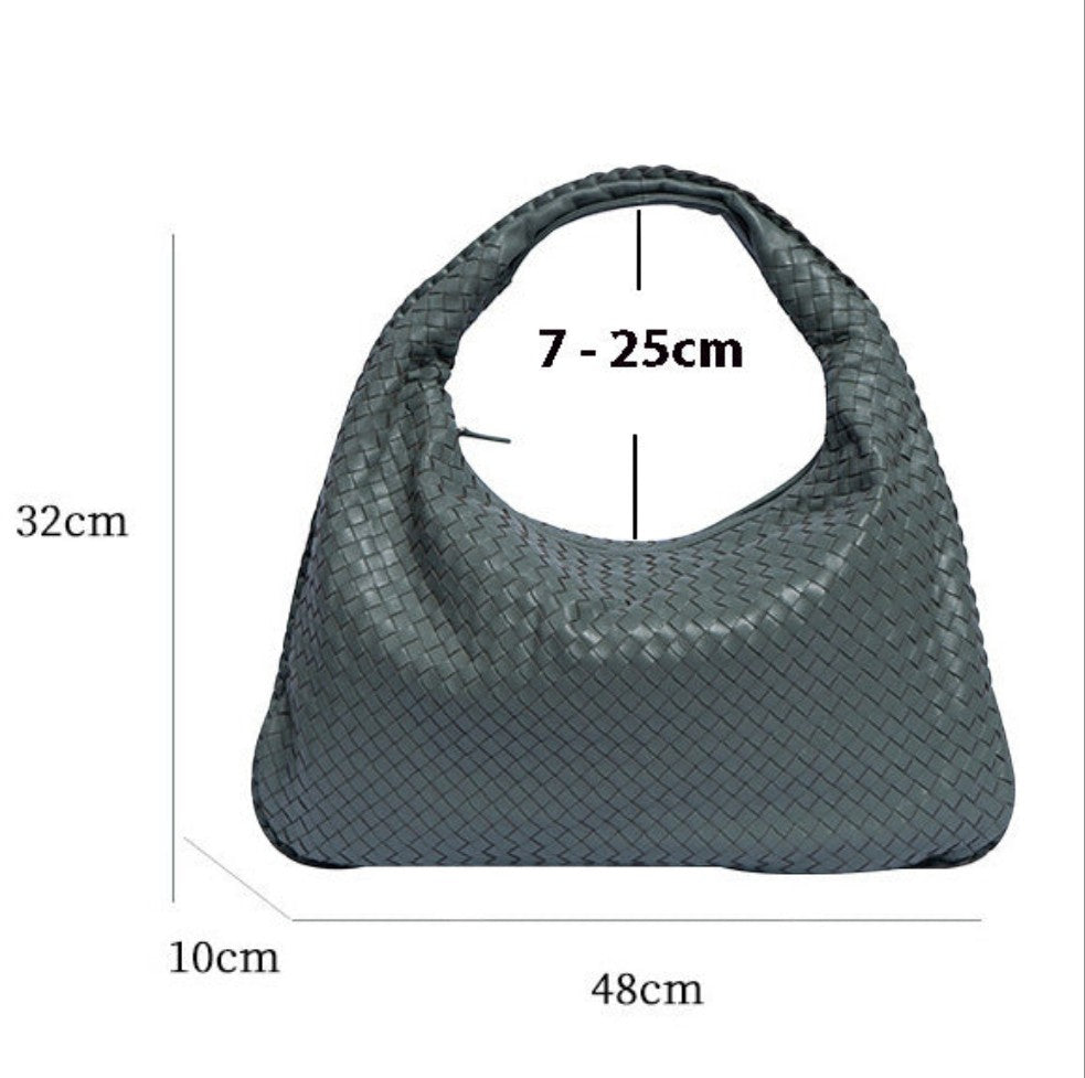 Jessie Woven Sheepskin Leather Bag