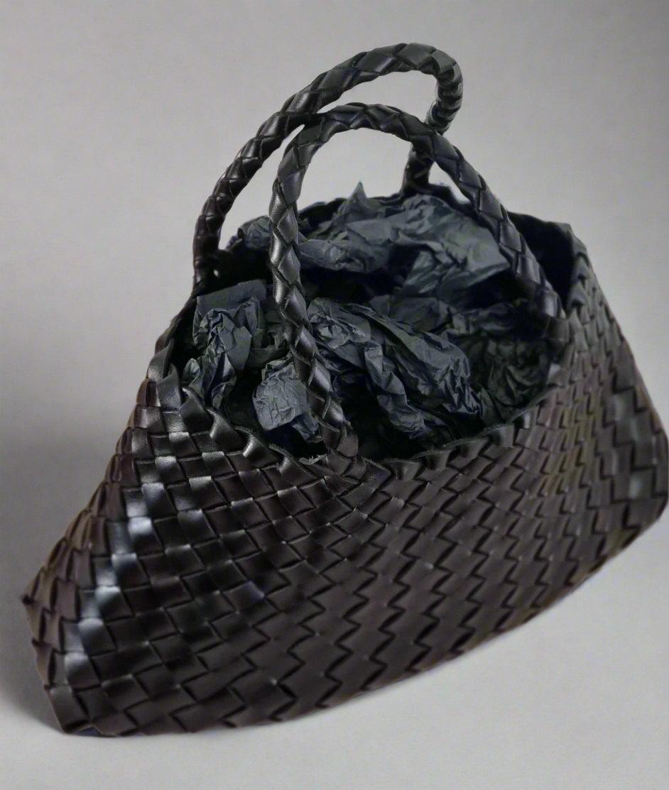 Diana  - Medium Woven Leather Bag