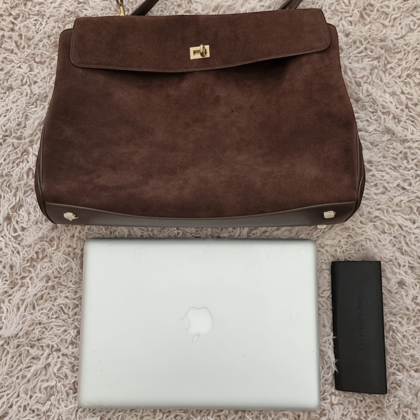 Harper (Suede) Large Size Leather Shoulder Bag