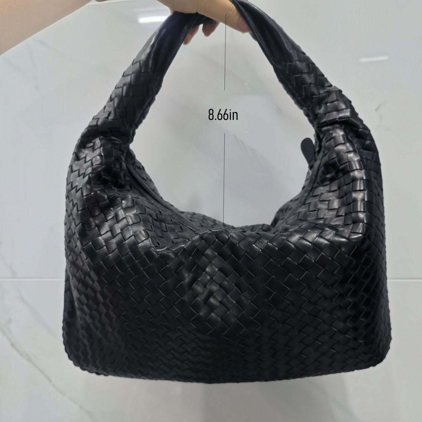 Jessie Woven Sheepskin Leather Bag