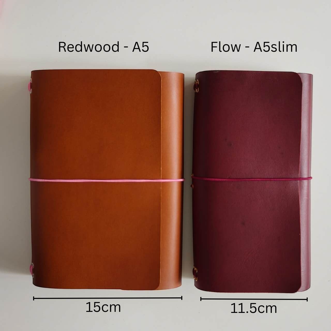 Flow A5 Slim Leather Notebook Cover