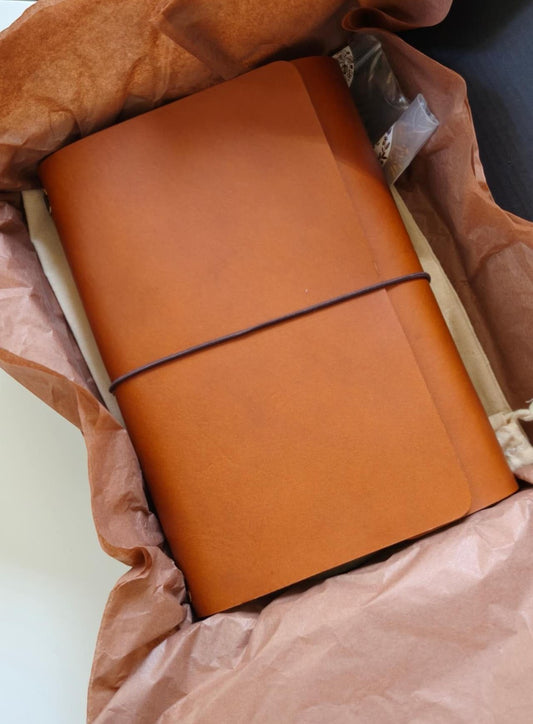 Redwood — A5 Leather Notebook Cover