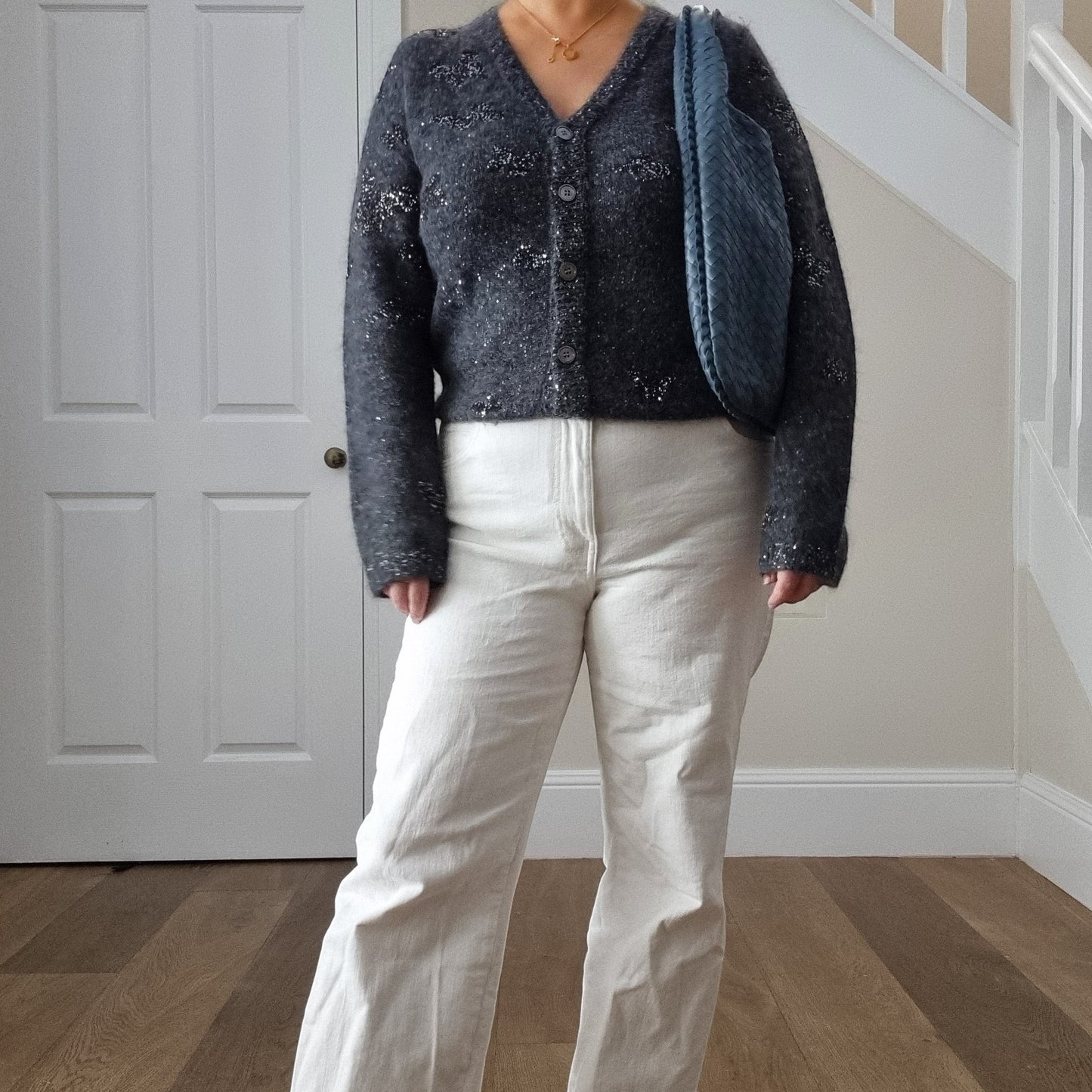 Jessie Woven Sheepskin Leather Bag