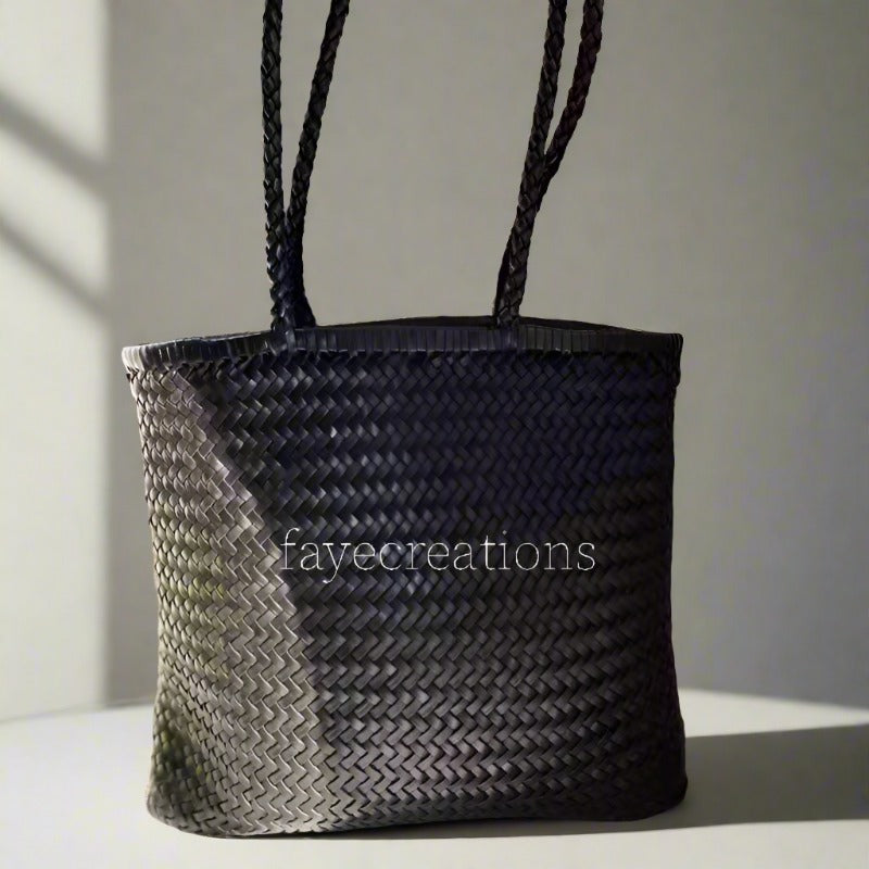 Lisa - Woven Shopper Tote