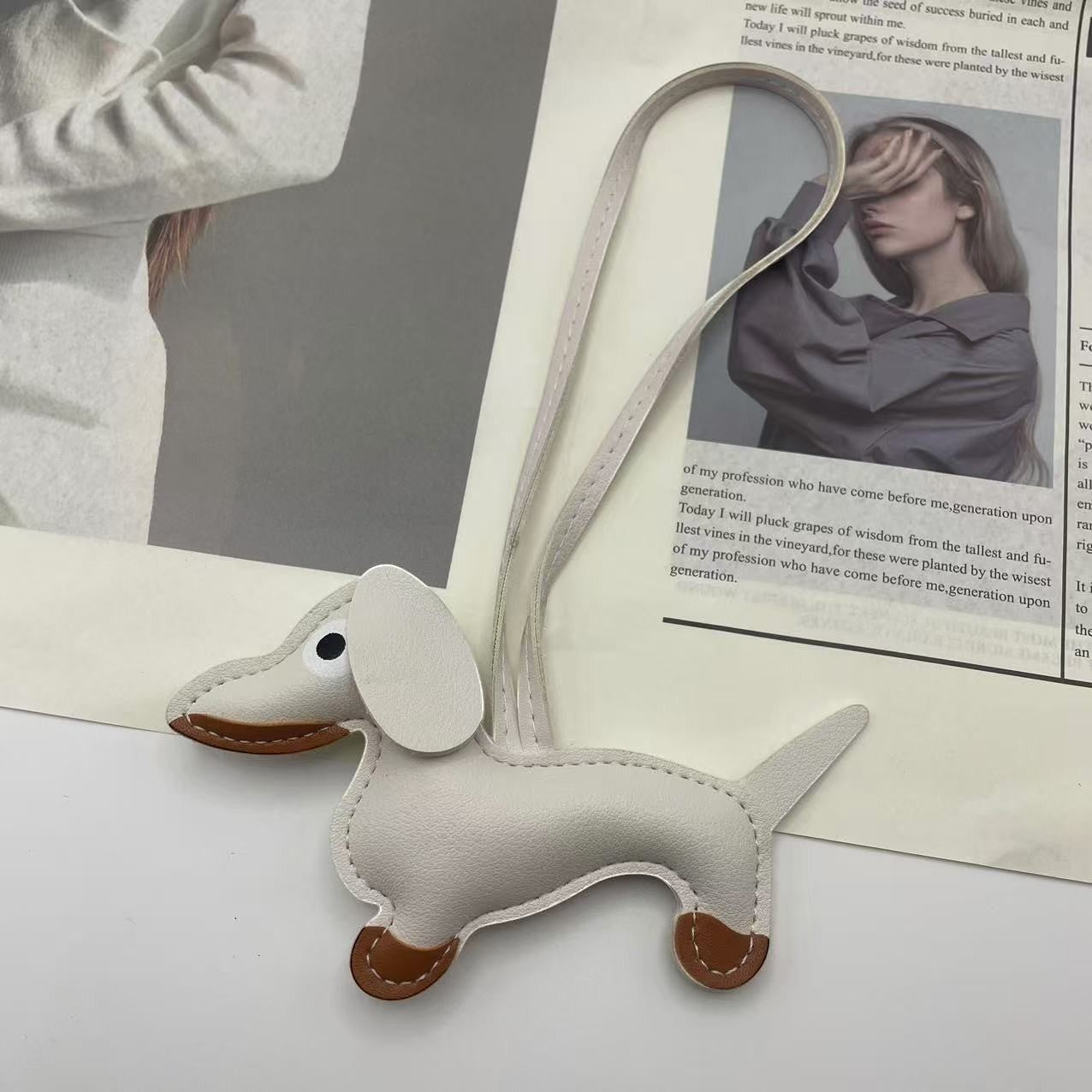 Dachshund Dog Bag Charm