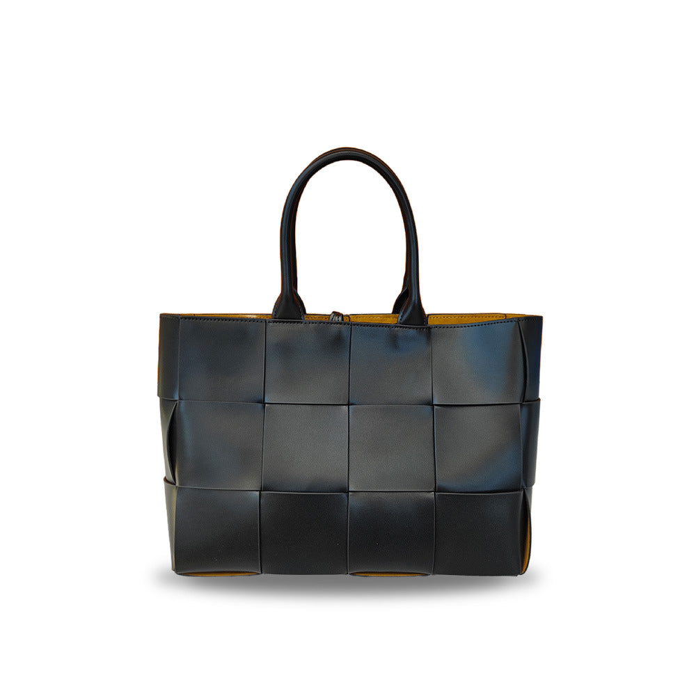 Nova - Midnight Woven Tote for Effortless Commuting