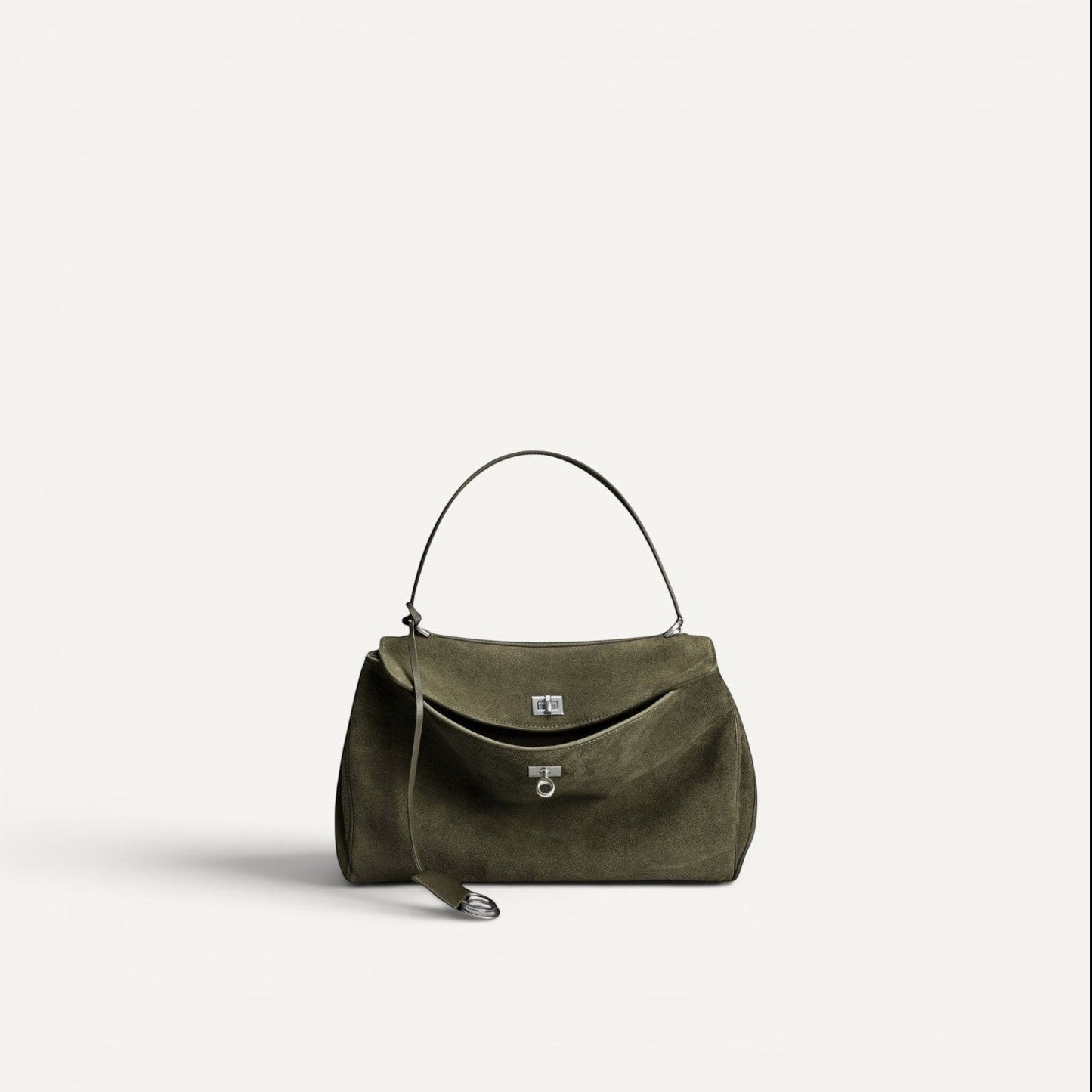 Harper Small Suede Leather Shoulder Bag