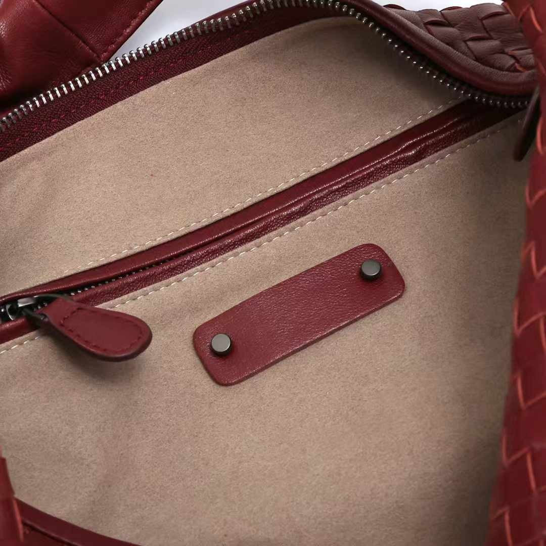 Jessie Woven Sheepskin Leather Bag
