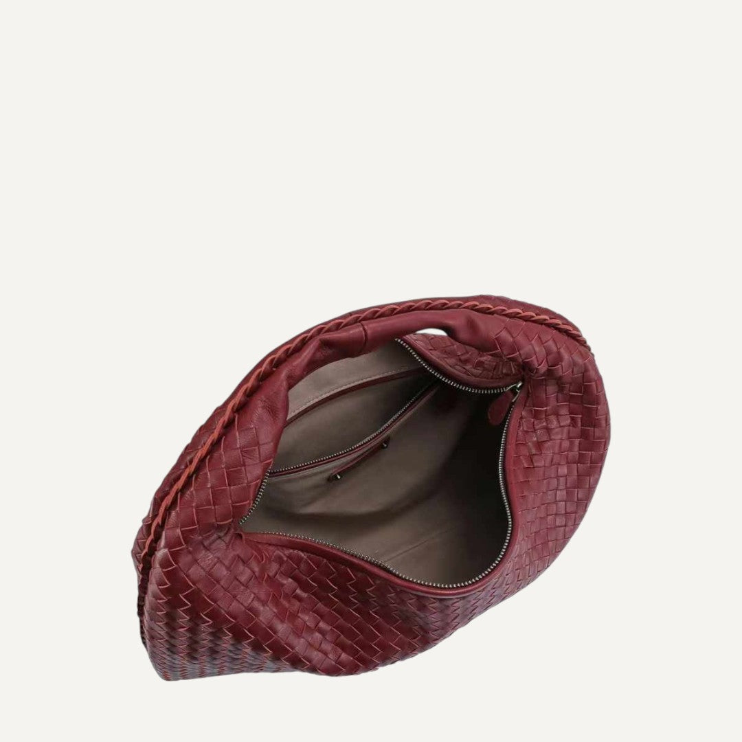 Jessie Woven Sheepskin Leather Bag