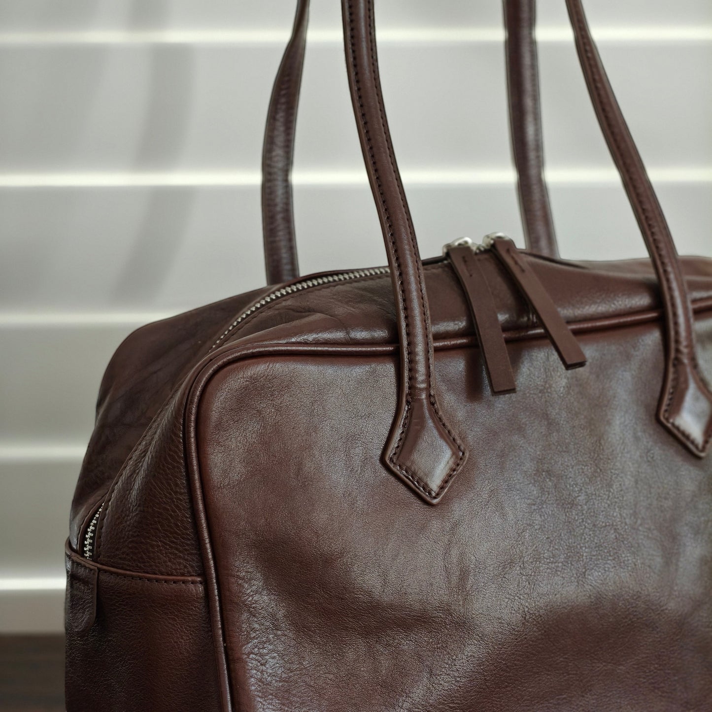Box 35 Full-Grain Leather Tote Bag