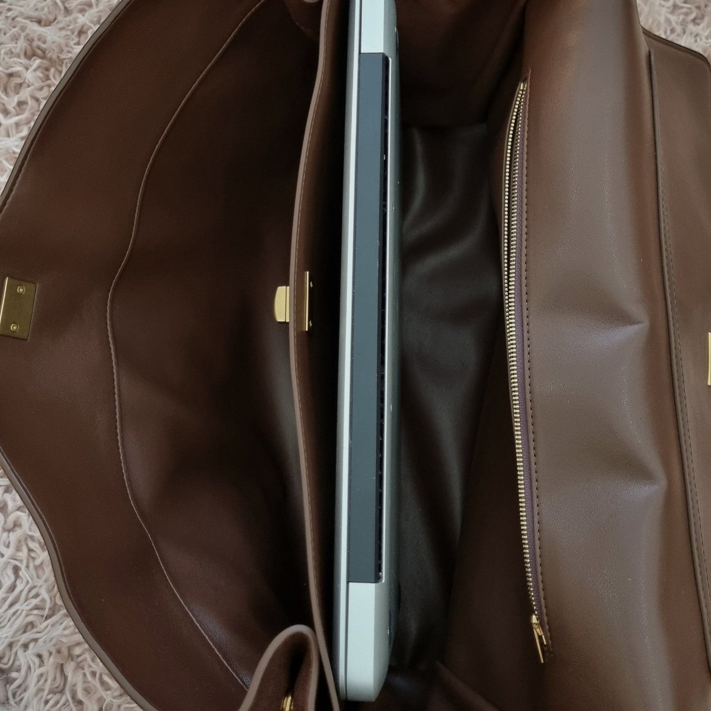 Harper (Suede) Large Size Leather Shoulder Bag