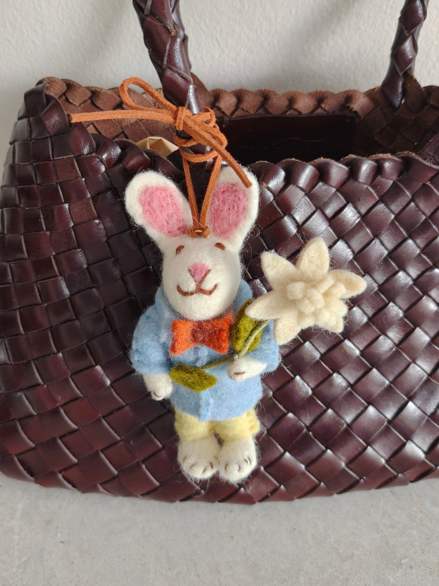 Handmade Wool Felt Bag Charm