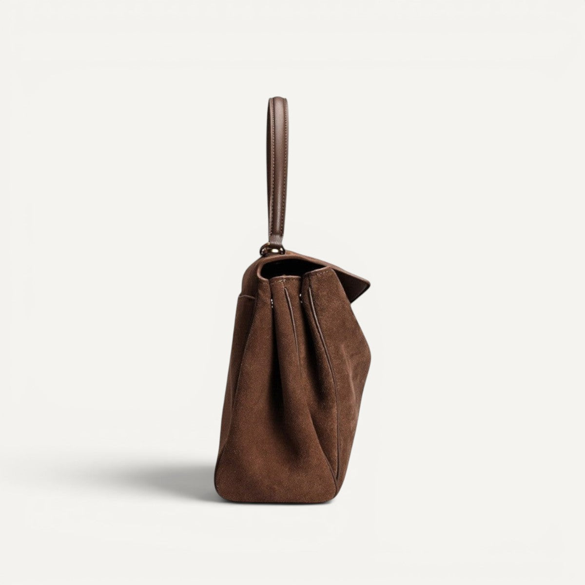 Harper (Suede) Large Size Leather Shoulder Bag