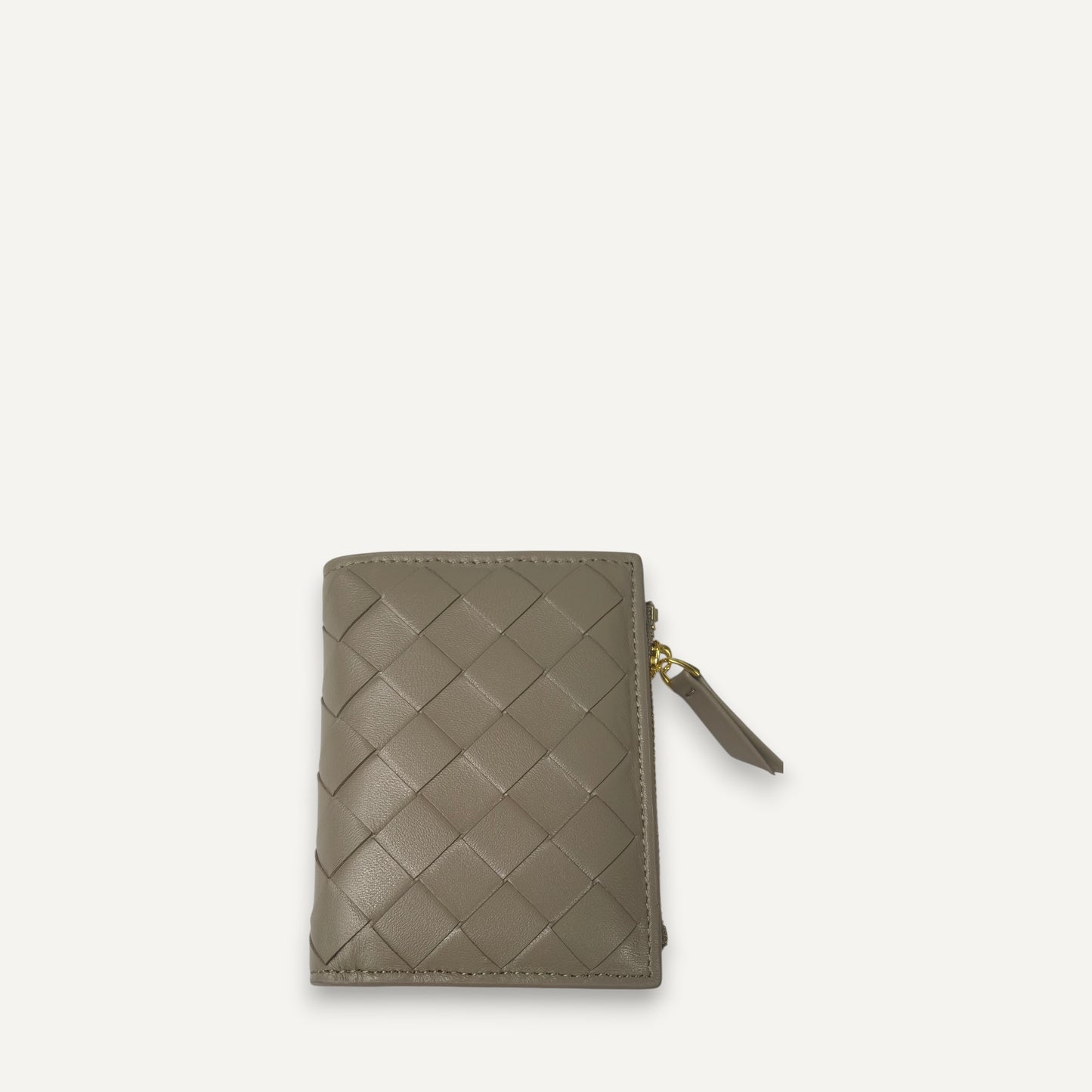 Lola Sheepskin Woven Wallet