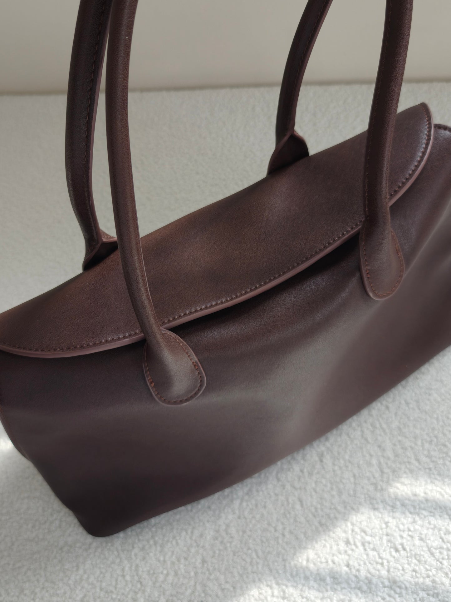 Valentina — Full-Grain Leather Commuter & Laptop Tote