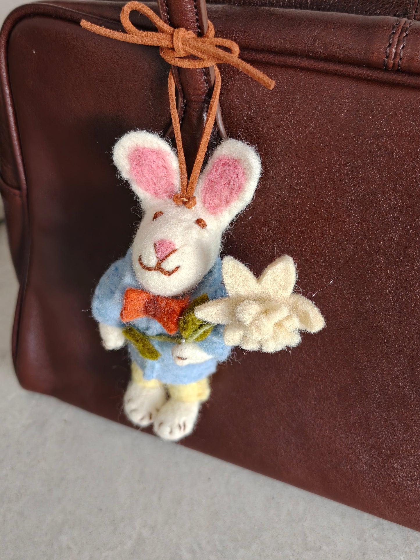 Handmade Wool Felt Bag Charm