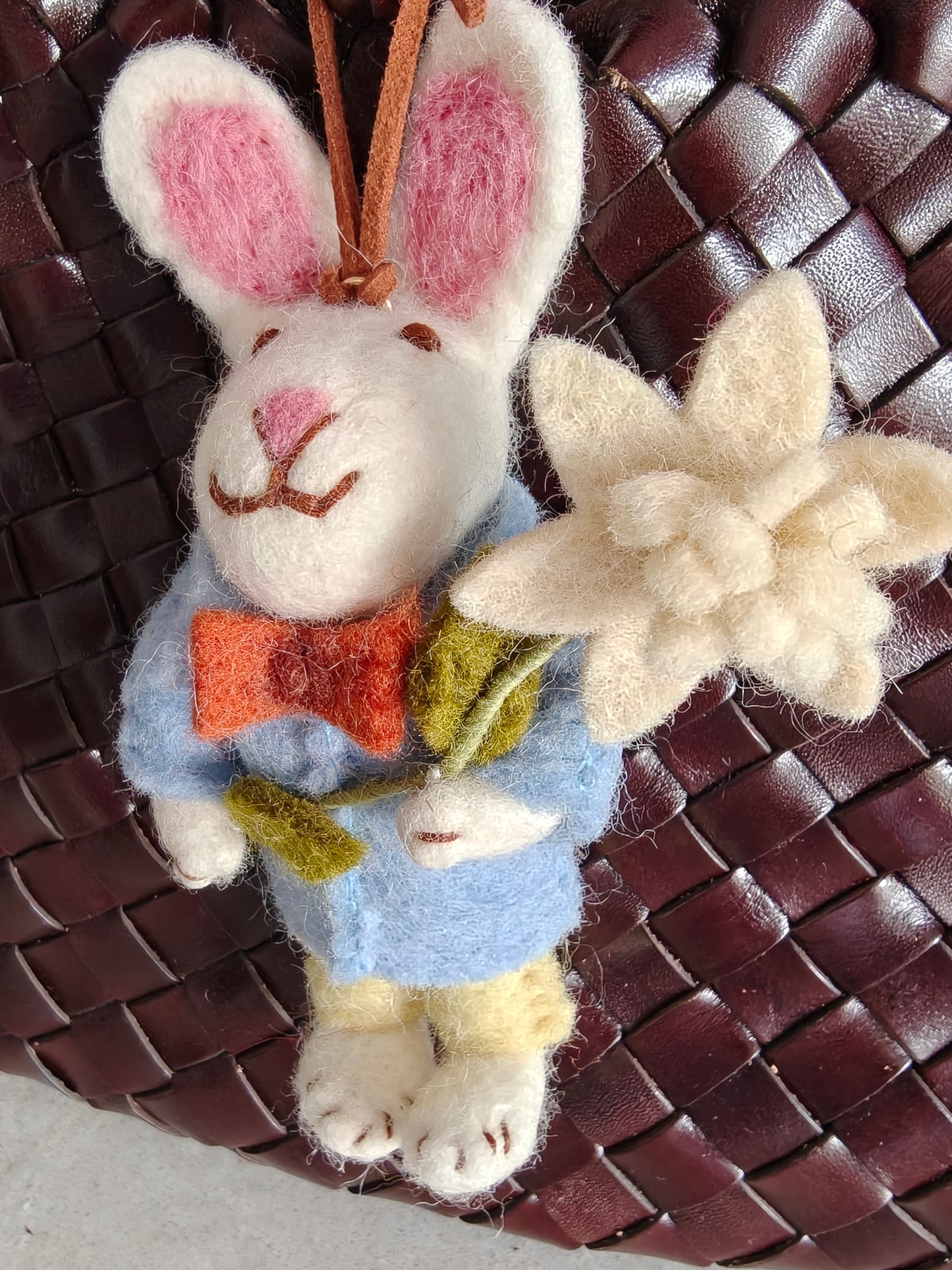 Handmade Wool Felt Bag Charm