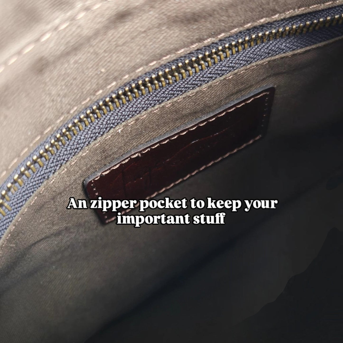 Opal Tote with Zipper