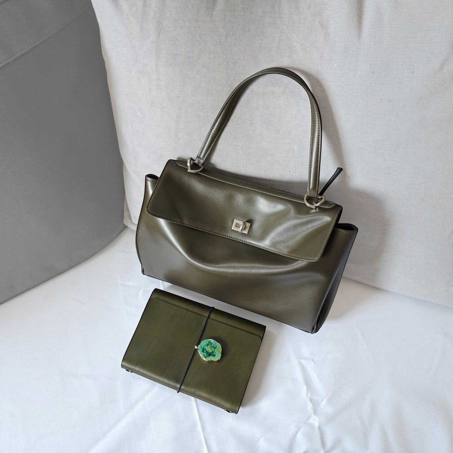 Harper Large Size Leather Shoulder Bag