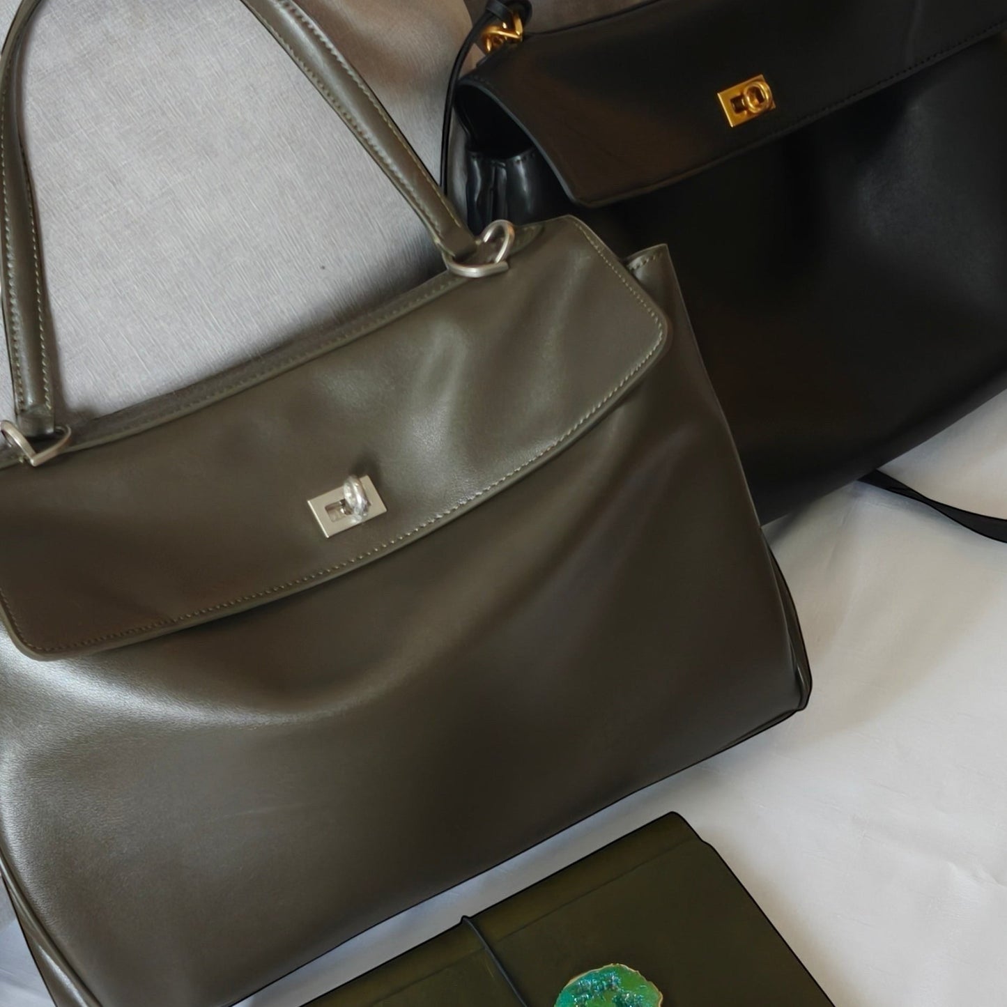 Harper Medium Size Leather Shoulder Bag