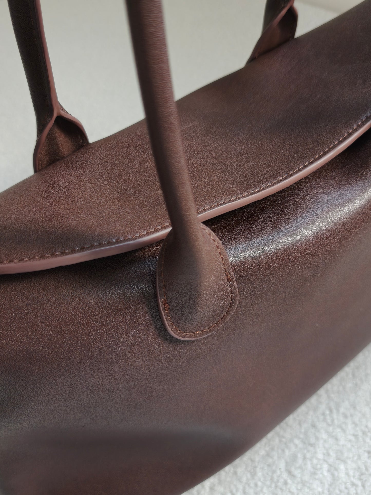 Valentina — Full-Grain Leather Commuter & Laptop Tote