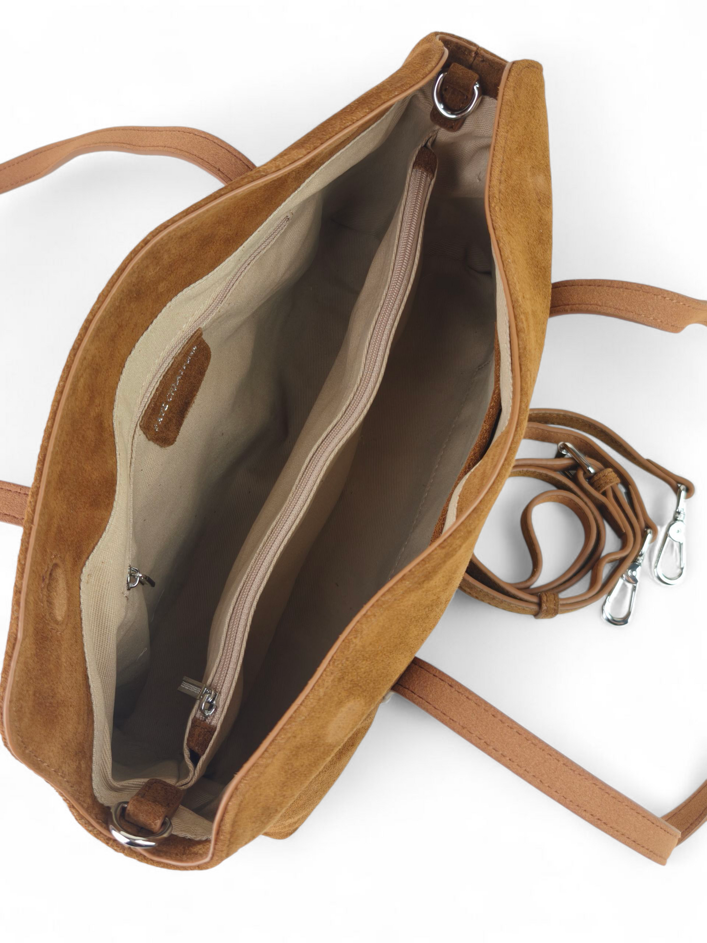 Ashley Shoulder Bag Suede Leather