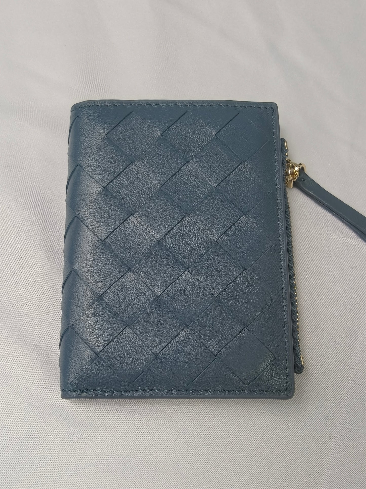 Lola - Sheepskin Woven Short Wallet