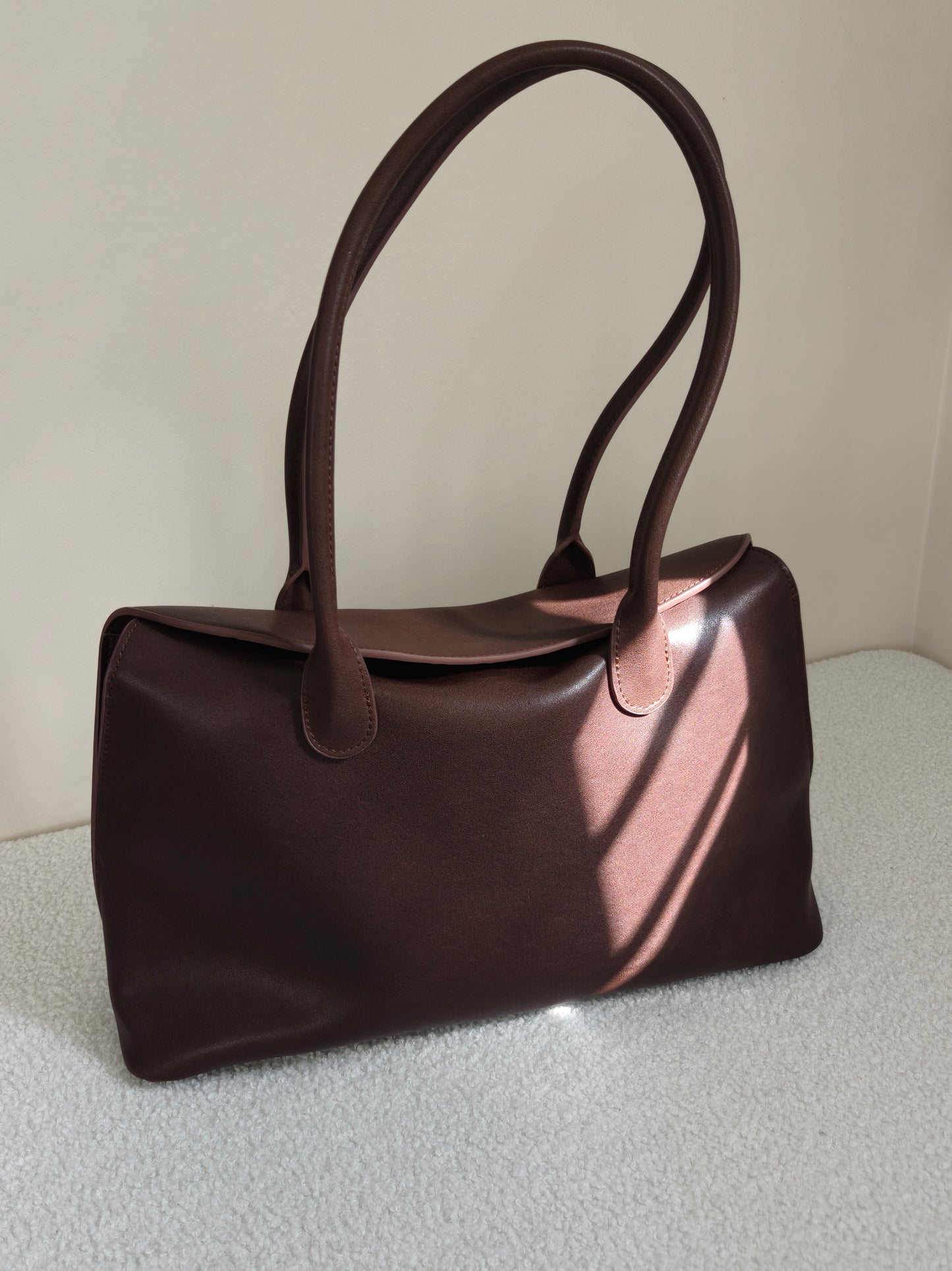 Valentina — Full-Grain Leather Commuter & Laptop Tote