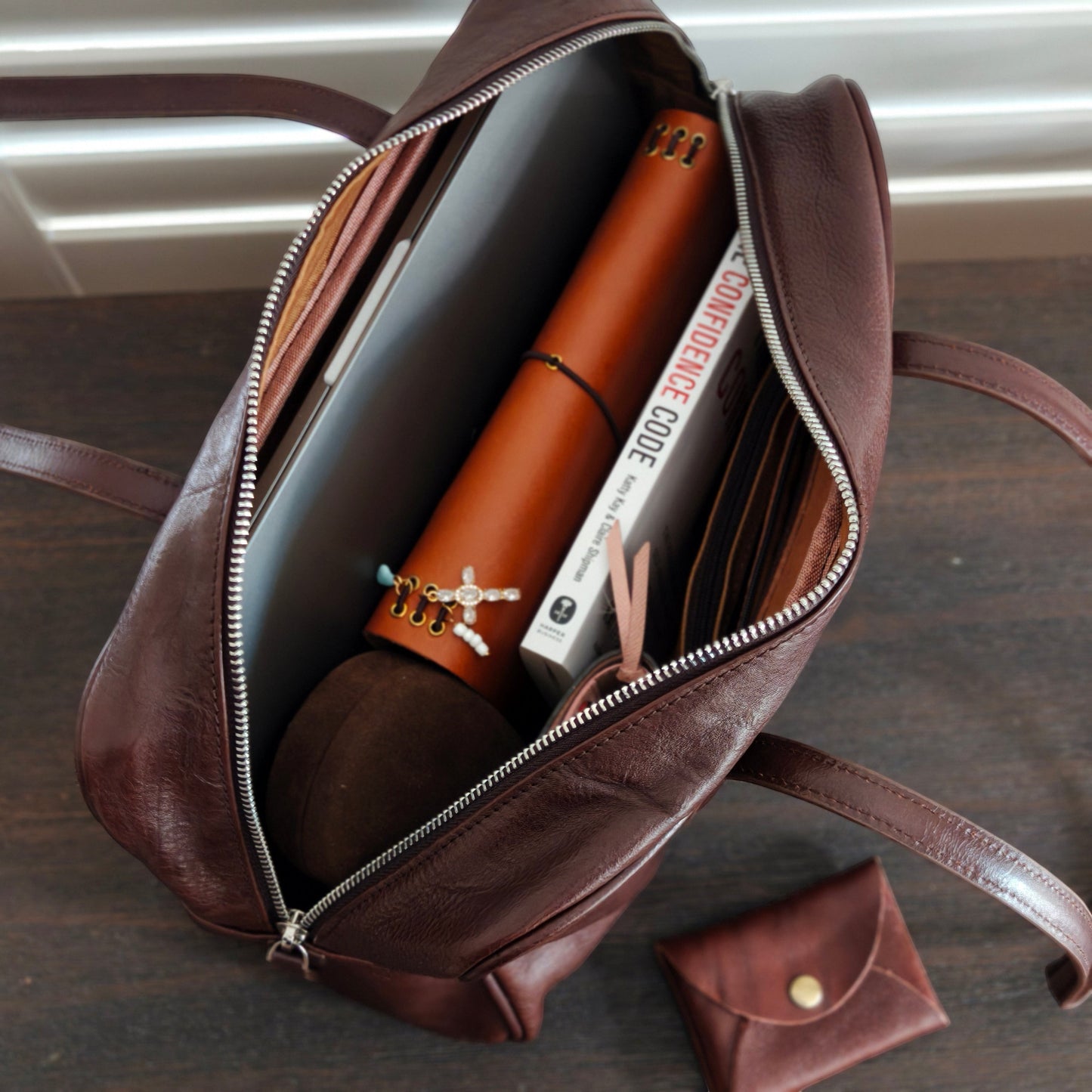 Box 35 Full-Grain Leather Tote Bag