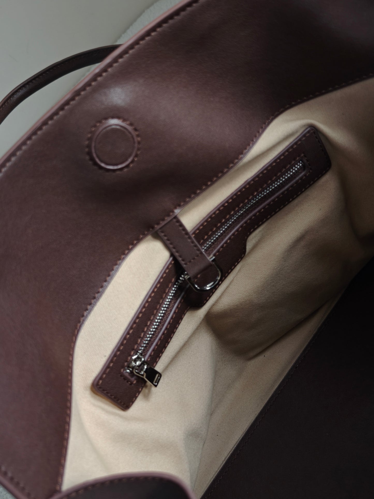Valentina — Full-Grain Leather Commuter & Laptop Tote
