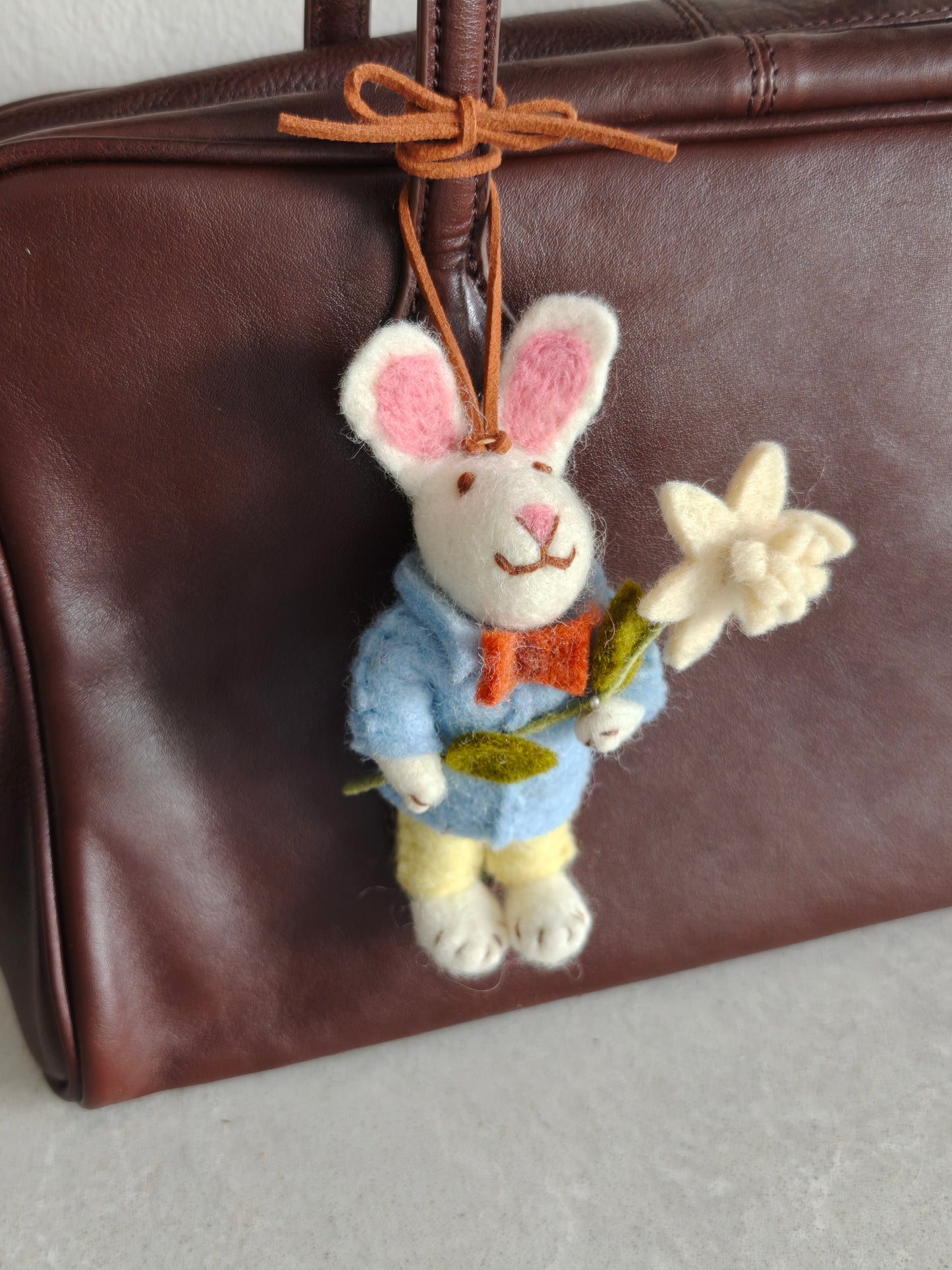 Handmade Wool Felt Bag Charm