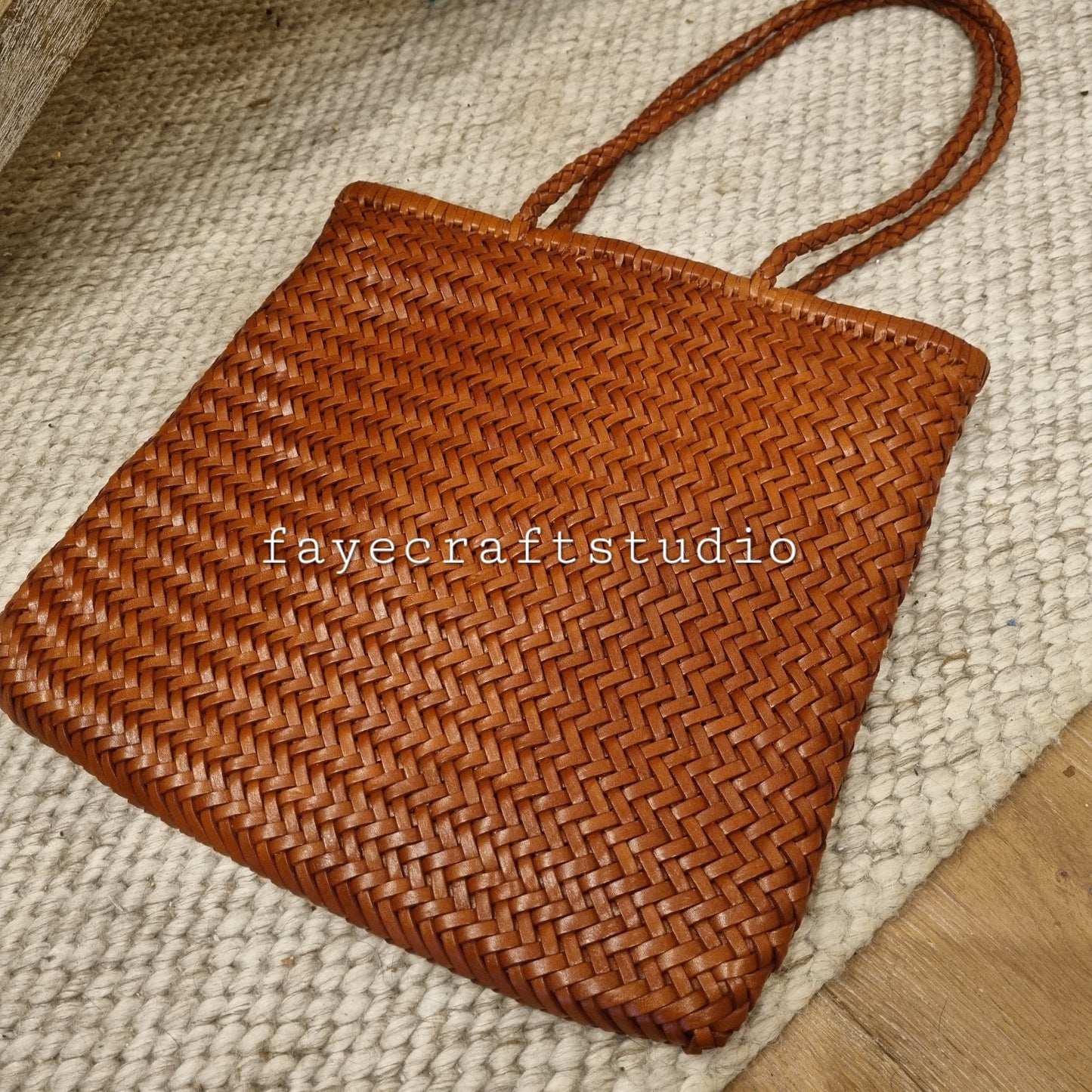 Lisa - Woven Shopper Tote