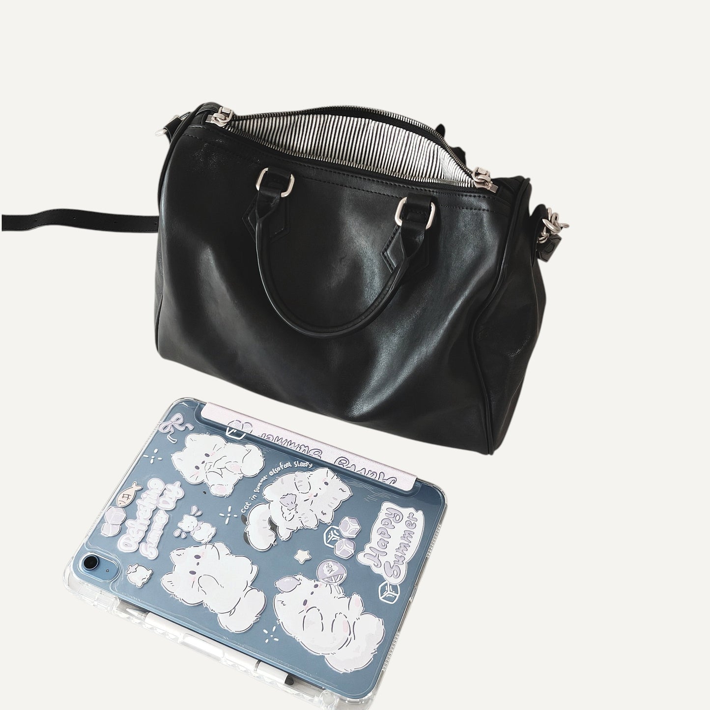 Mercer Structured Leather Top Handle Bag