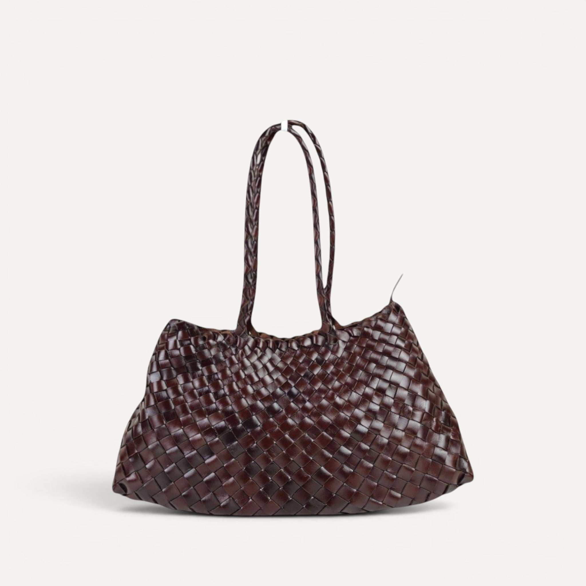 Leah City Zip - Timeless Leather Tote with Zipper Security